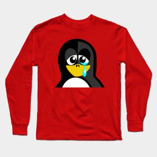 Crying Penguin Long Sleeve T-Shirt